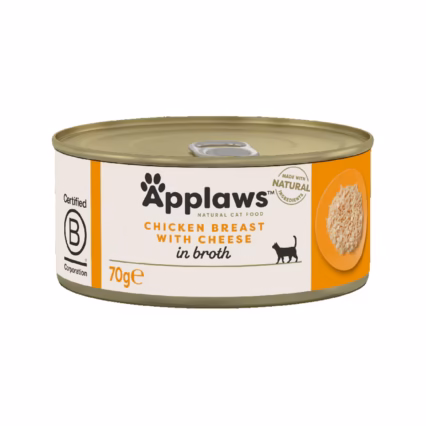 Applaws Chicken Breast W Cheese N Broth 70g