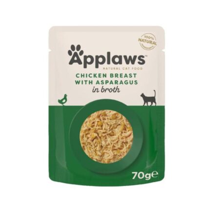 Applaws Chicken Breast W Asparagus in broth 70g