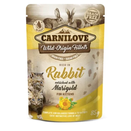 Carnilove Kitten Rabbit W Marigold 85g
