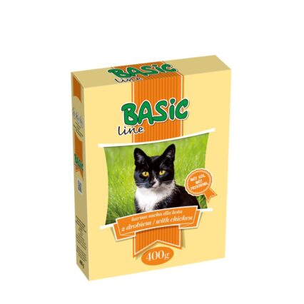 Basic Line Dry Cat Chicken 400g