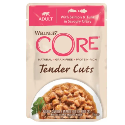 WELLNESS CORE W Salmon & Tuna 85g