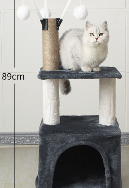 Cat Climbing Tree - C (W Scratching Post)