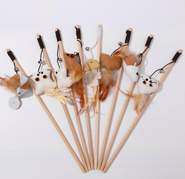 Cat Toy - Feather Stick - B