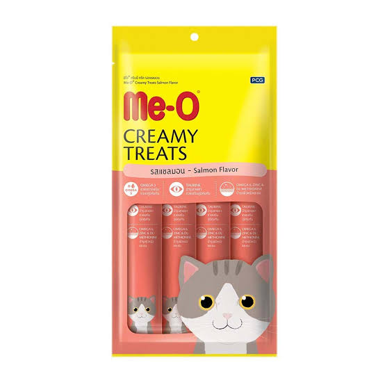 Me-O Creamy Treats Salmon 15gx4