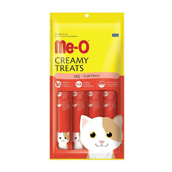Me-O Creamy Treats Crab 15gx4