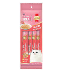SmartHeart Creamy Cat Treats Salmon 15gx4