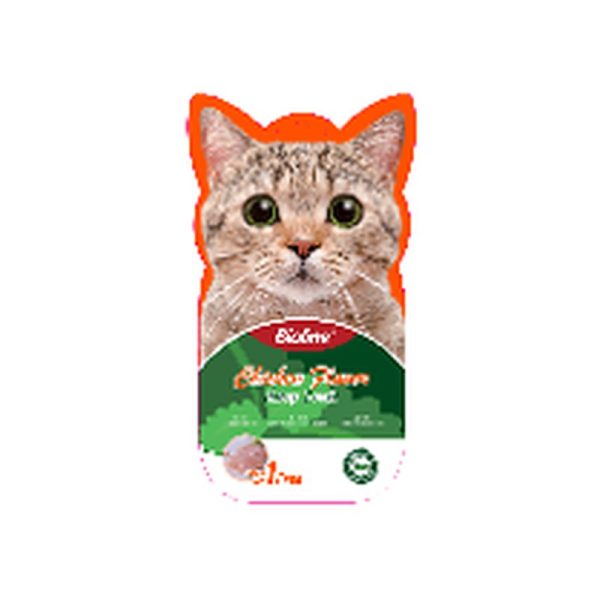Bioline Chicken Flavor Catnip Snacks 15g*5
